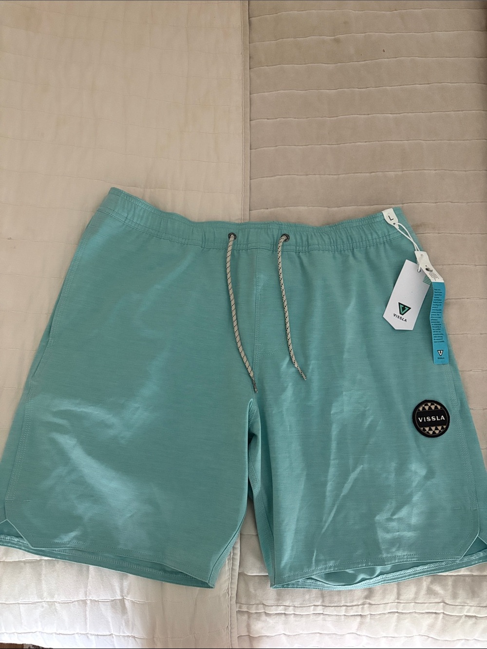 VISSLA Turquoise Men's Swim Shorts Large